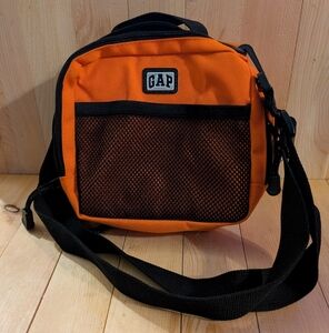 GAP Orange and Black Men's Bag CD holder